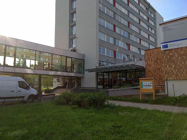 Entrance of Faculty of Pharmacy in Hradec Kralove